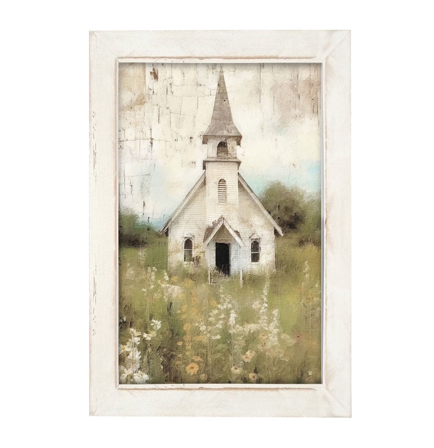 Old Country Church 4 - Framed Art