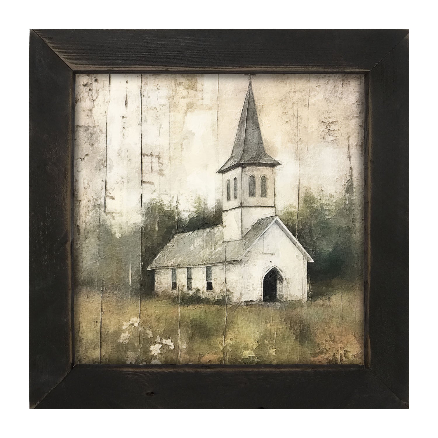 Old Country Church 5 - Framed Art