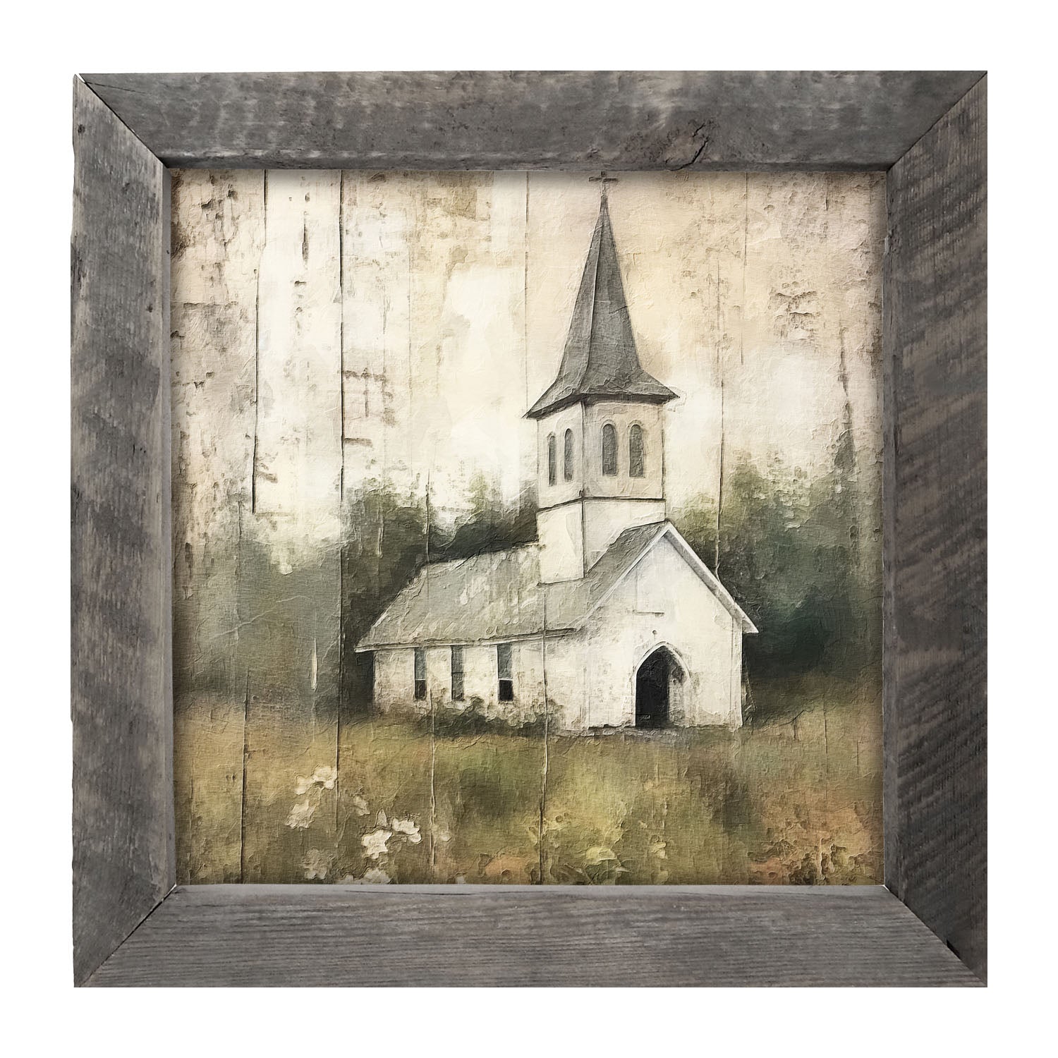Old Country Church 5 - Framed Art