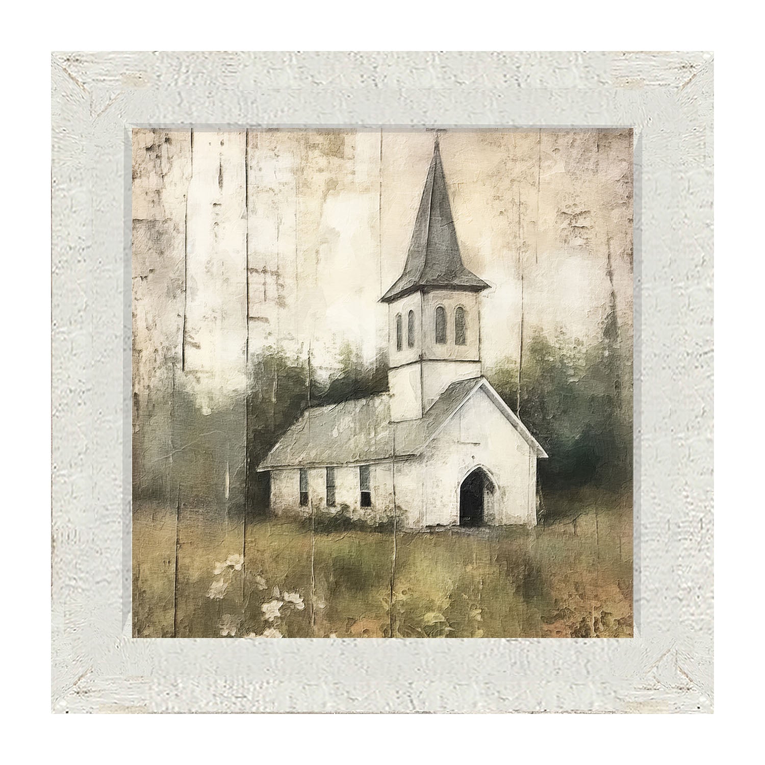 Old Country Church 5 - Framed Art