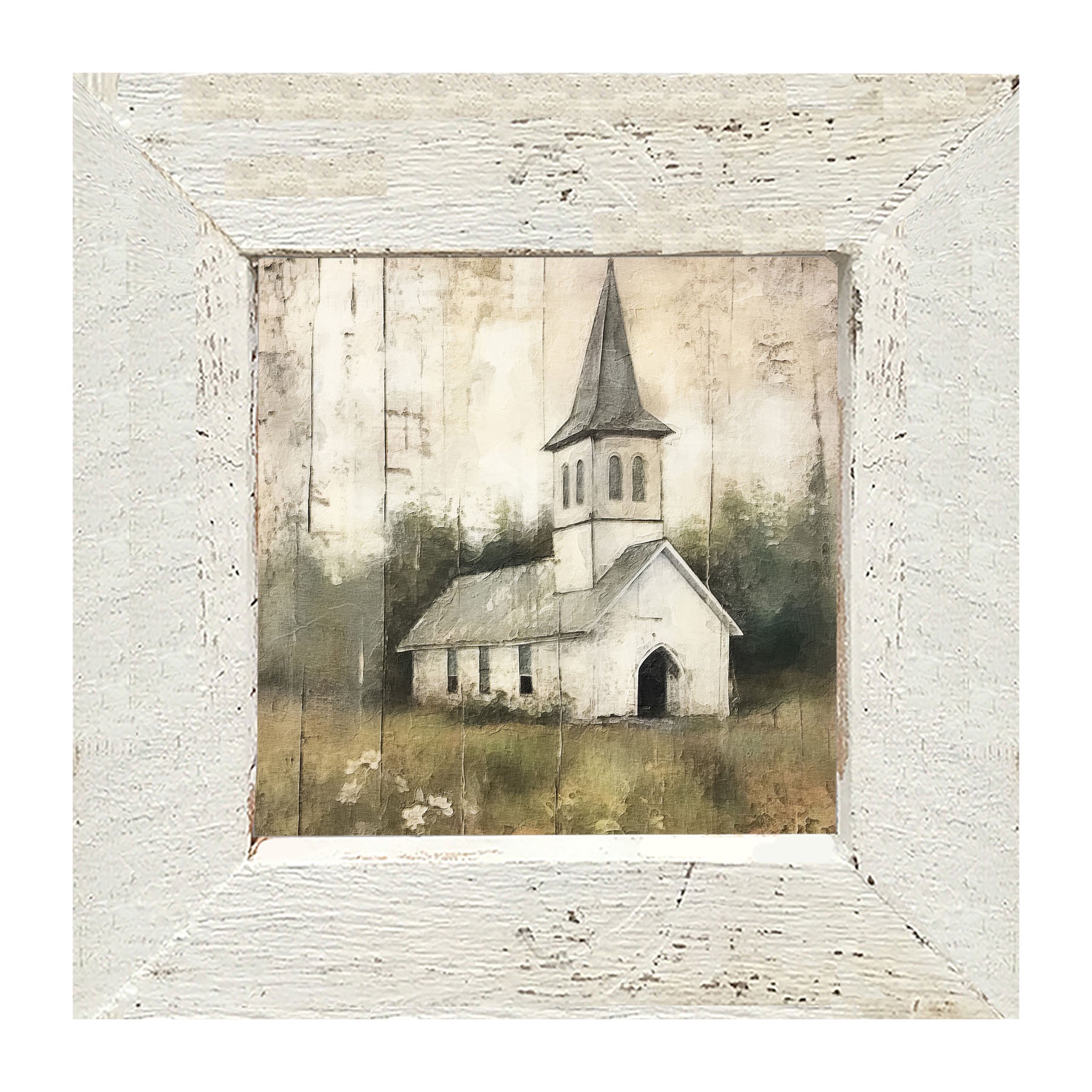 Old Country Church 5 - Framed Art