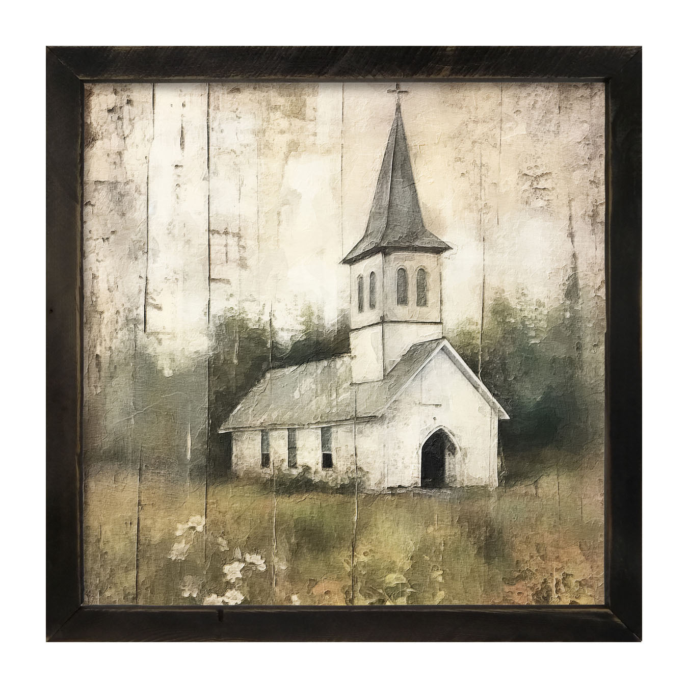 Old Country Church 5 - Framed Art