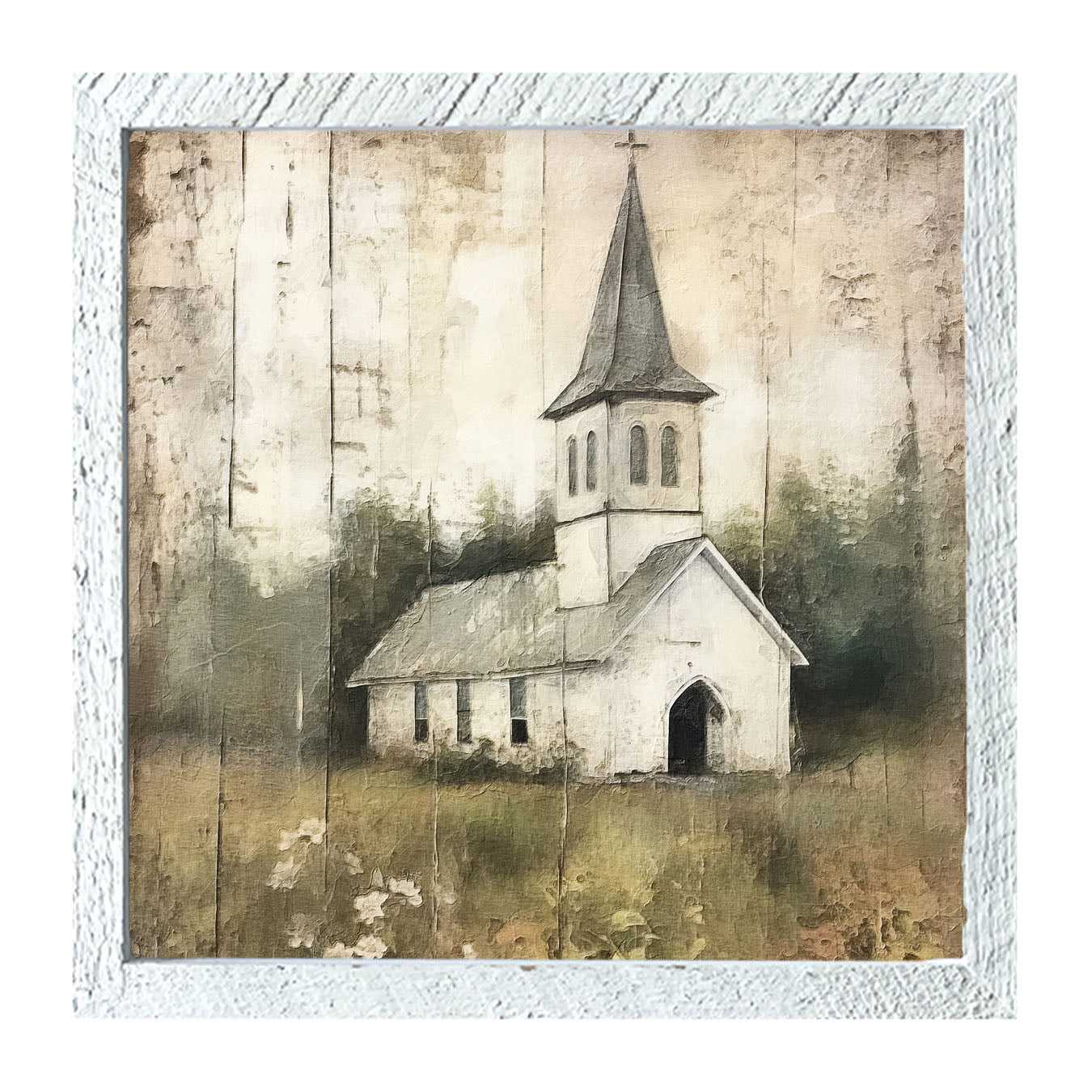Old Country Church 5 - Framed Art