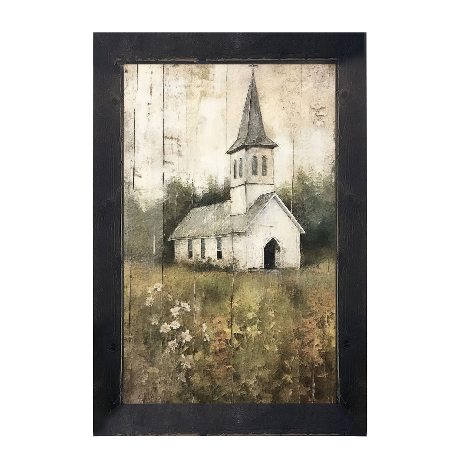 Old Country Church 5 - Framed Art
