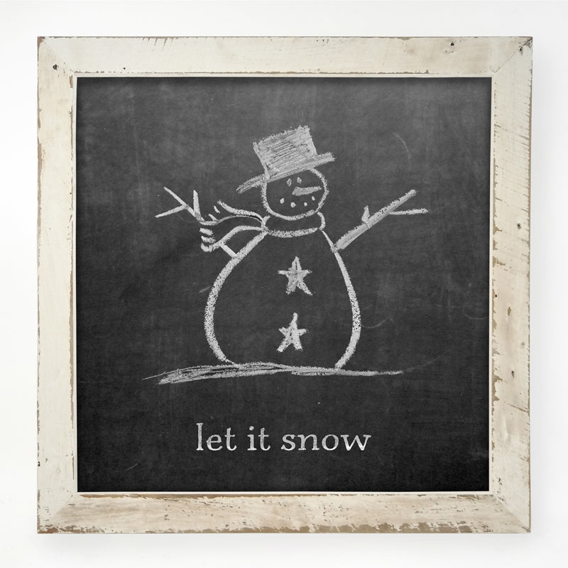 Chalk Let it Snow