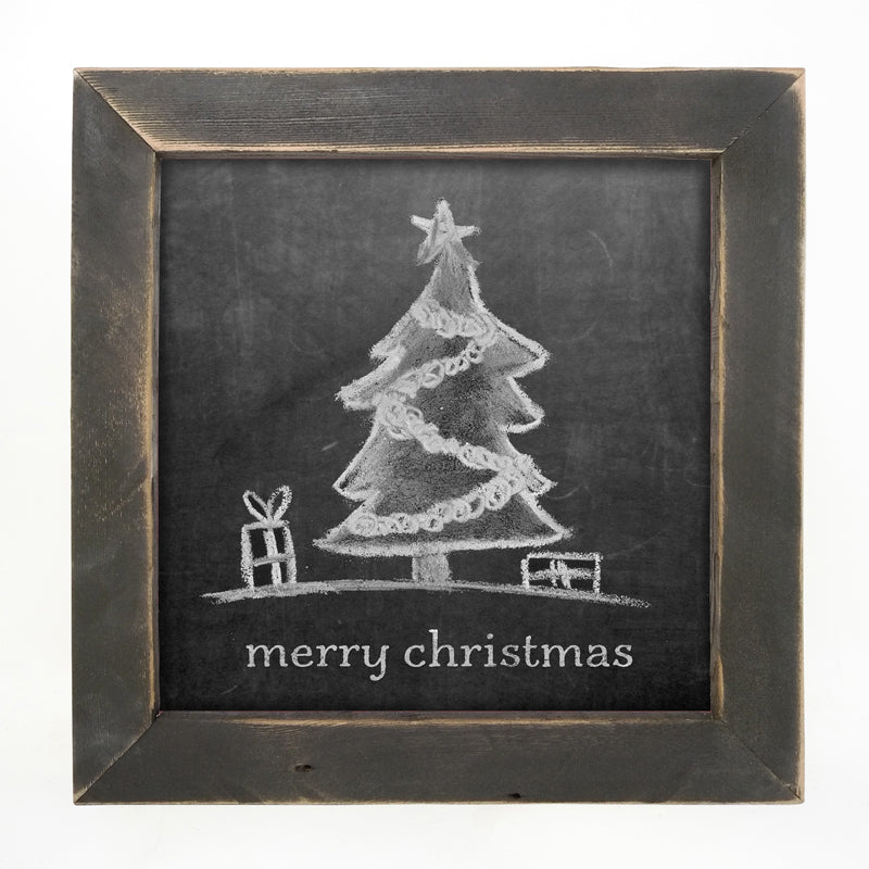 Chalk Merry Christmas