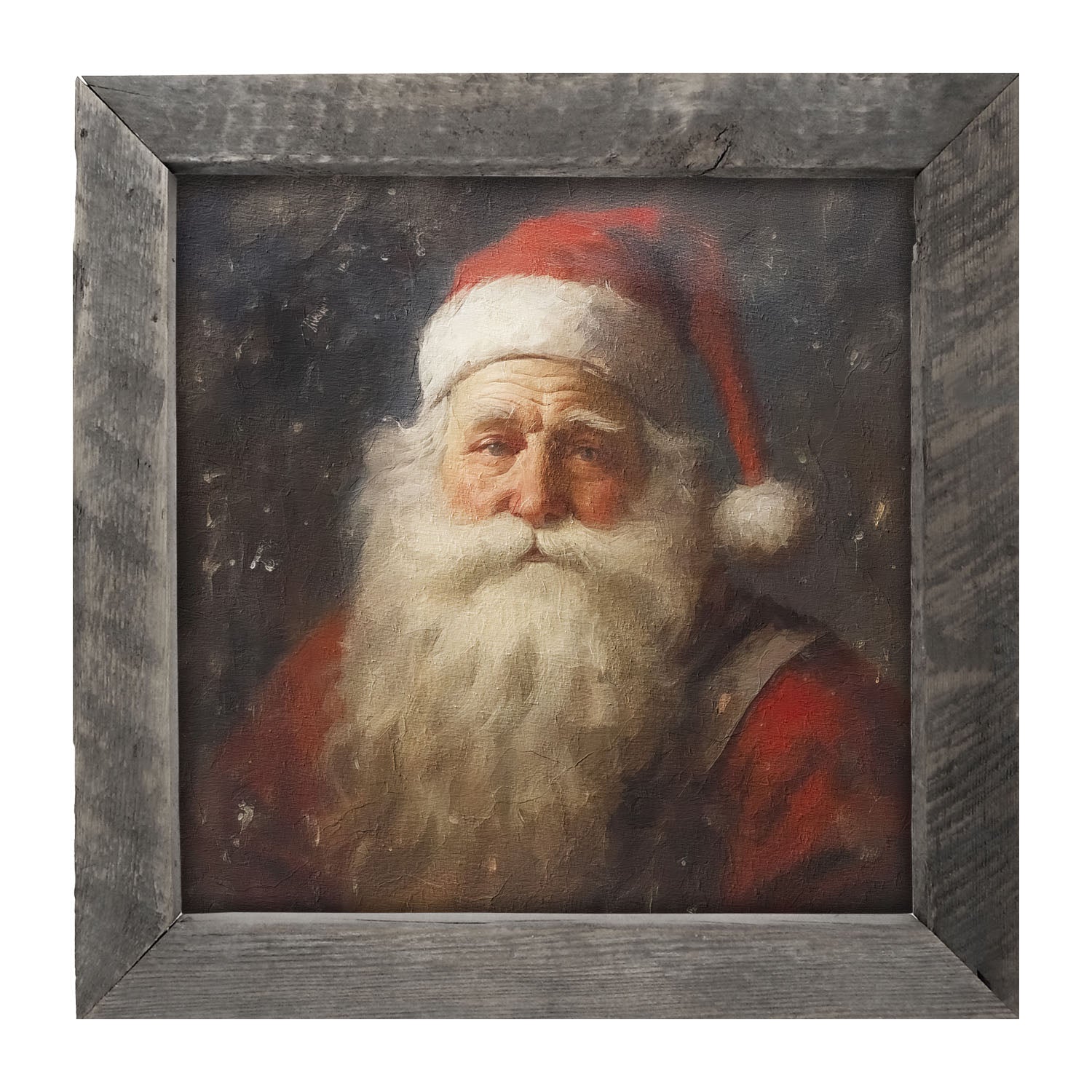 Santa portrait 4 - Framed Art