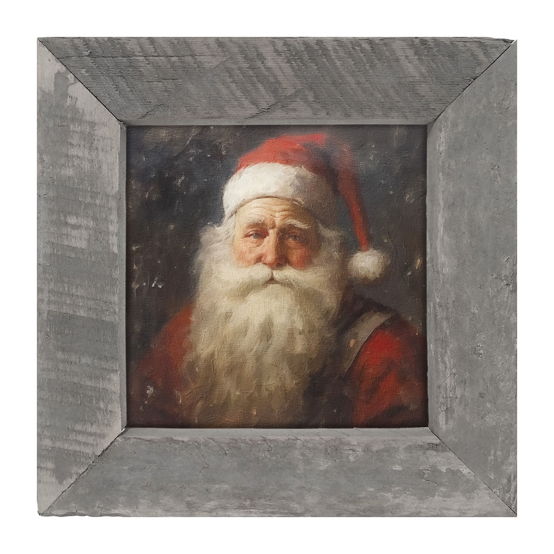 Santa portrait 4 - Framed Art