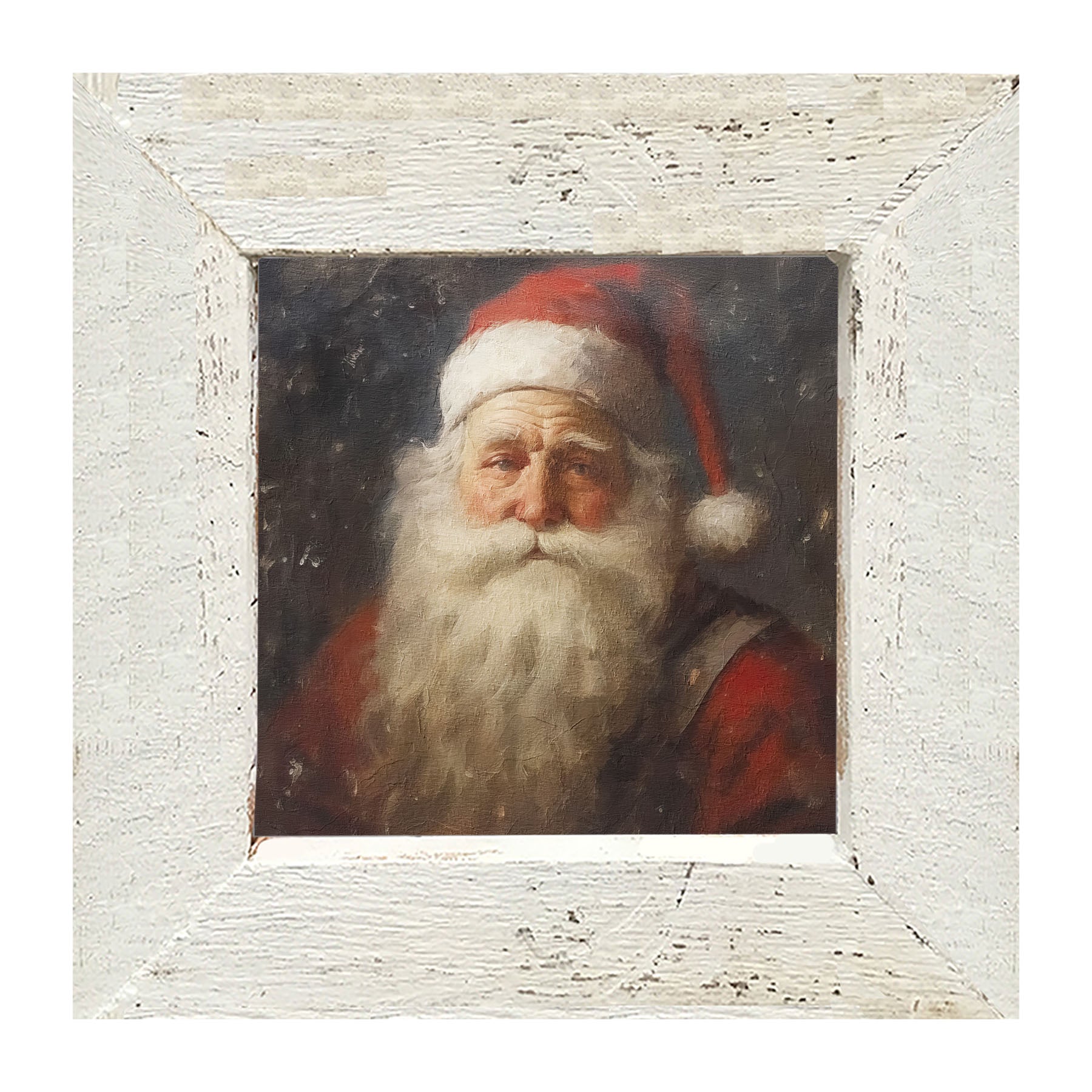 Santa portrait 4 - Framed Art