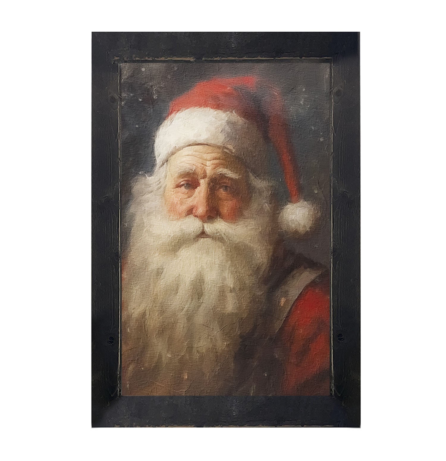 Santa portrait 4 - Framed Art