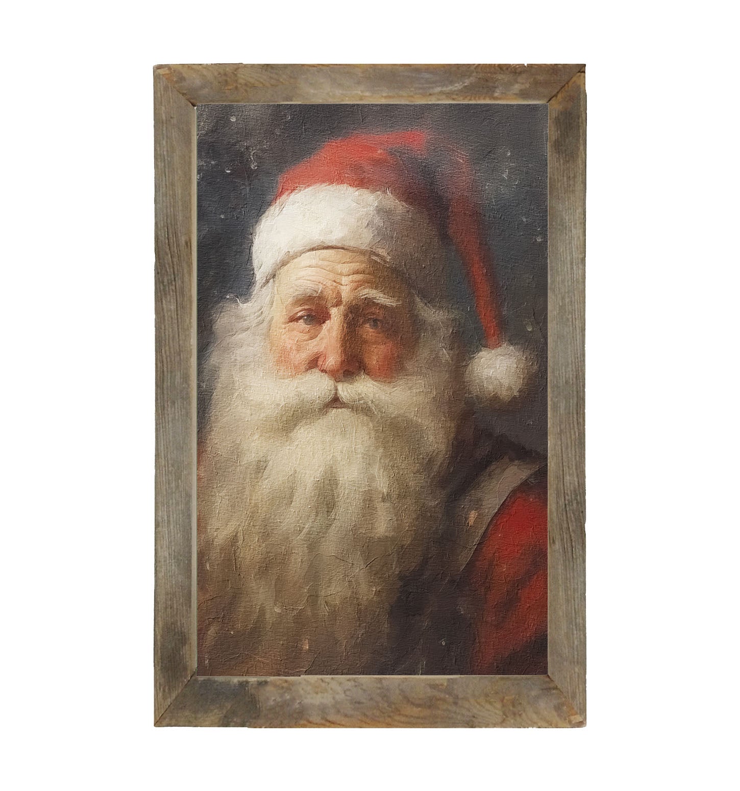 Santa portrait 4 - Framed Art