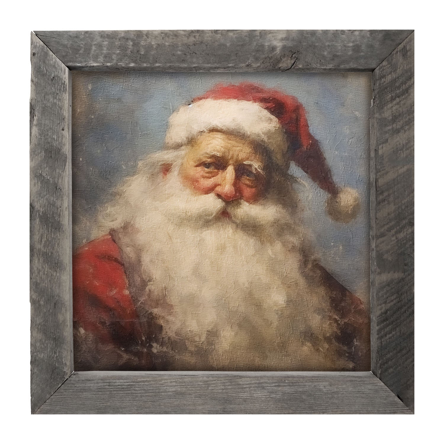 Santa portrait 5 - Framed Art