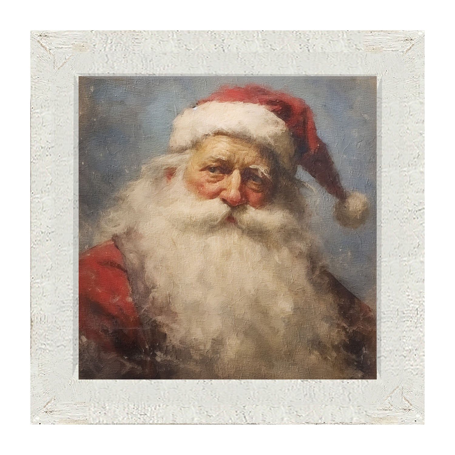 Santa portrait 5 - Framed Art