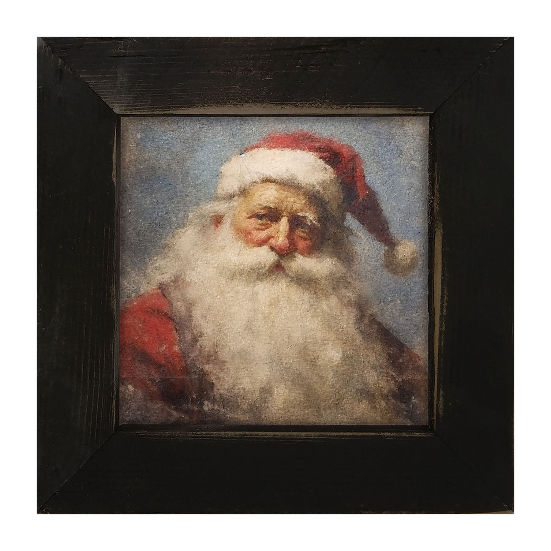 Santa portrait 5 - Framed Art