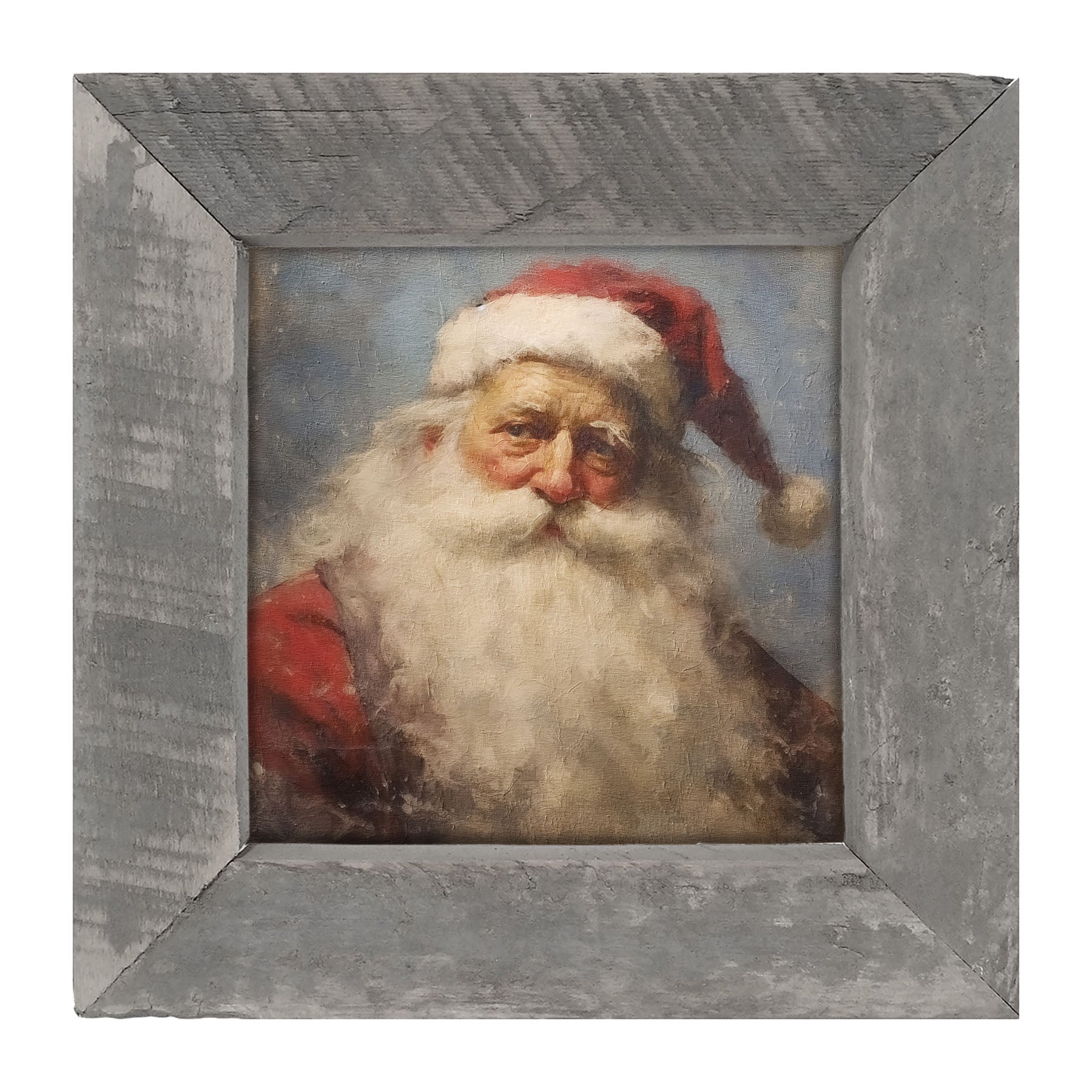 Santa portrait 5 - Framed Art