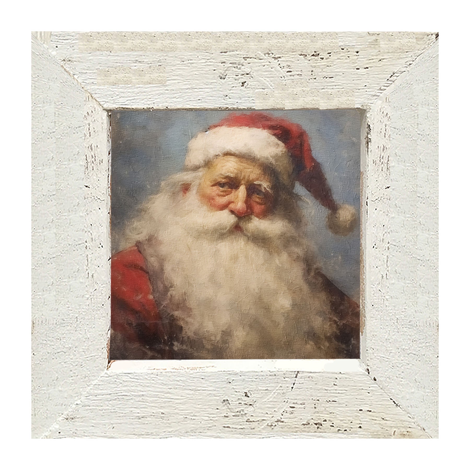 Santa portrait 5 - Framed Art