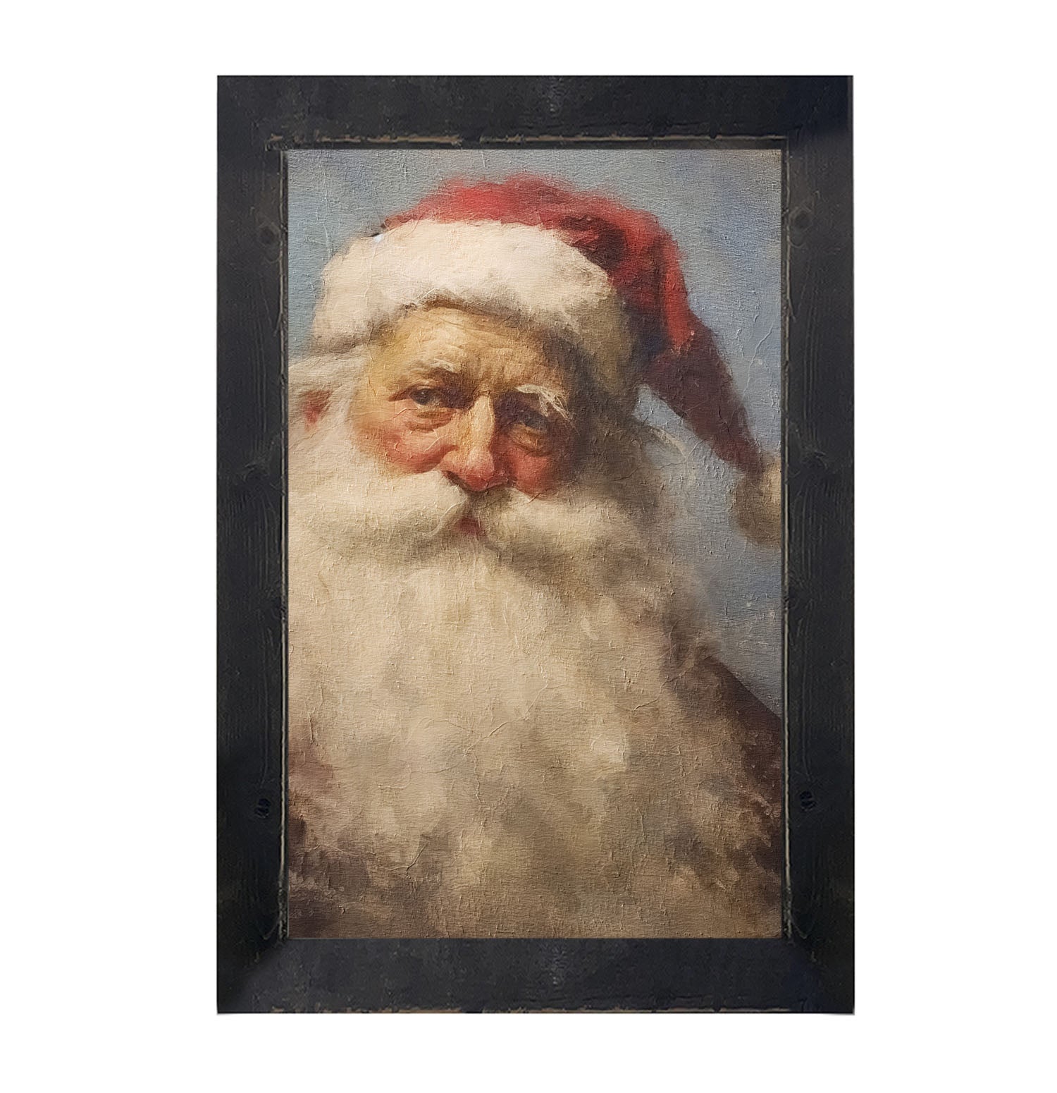 Santa portrait 5 - Framed Art