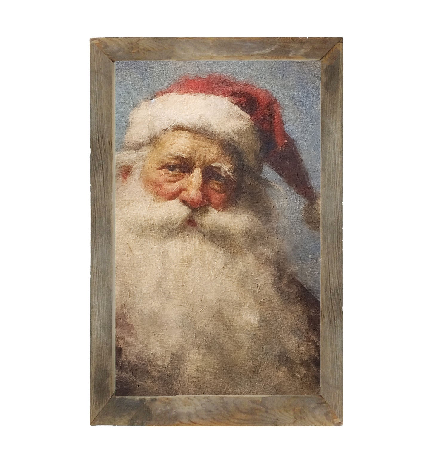 Santa portrait 5 - Framed Art