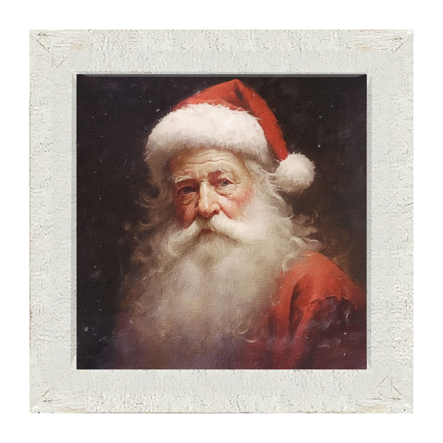Santa portrait 6 - Framed Art