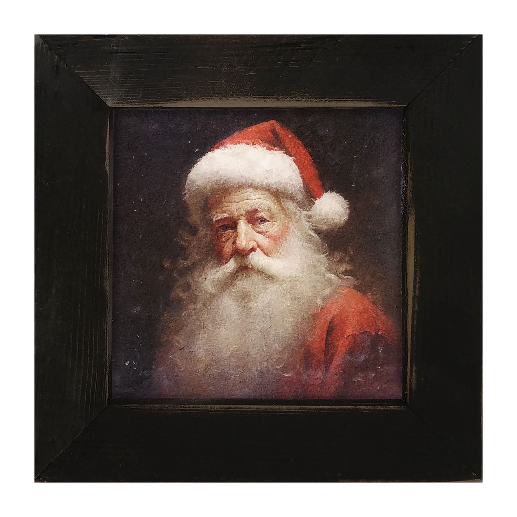 Santa portrait 6 - Framed Art