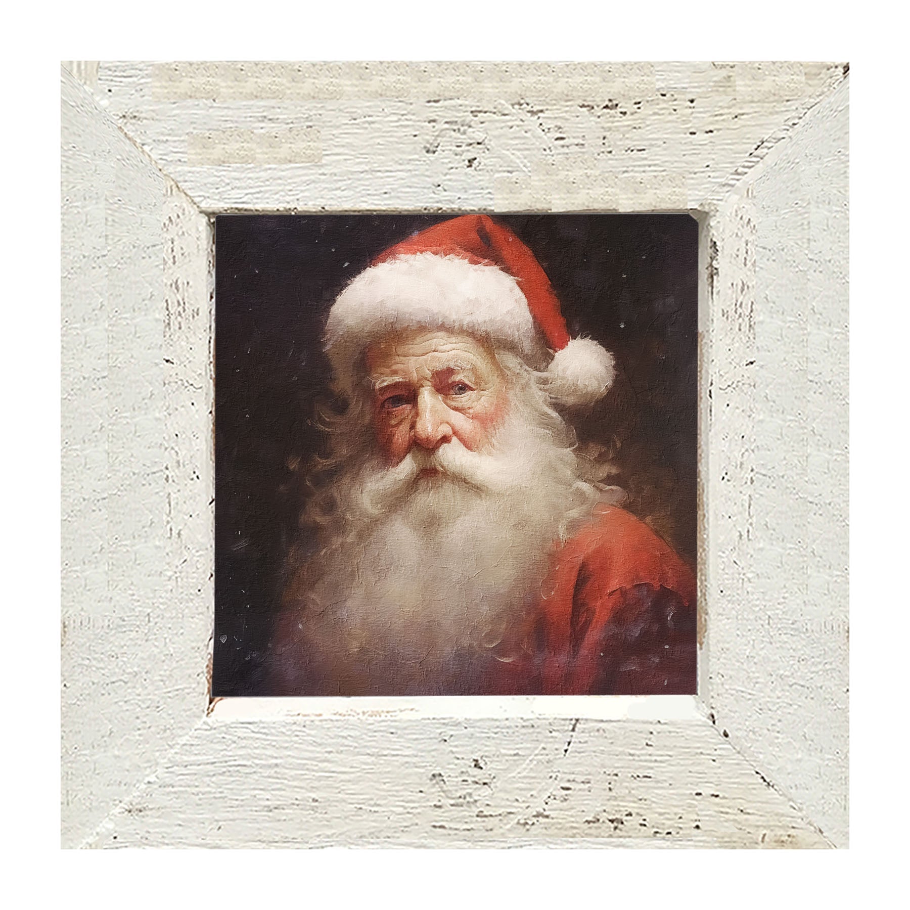 Santa portrait 6 - Framed Art