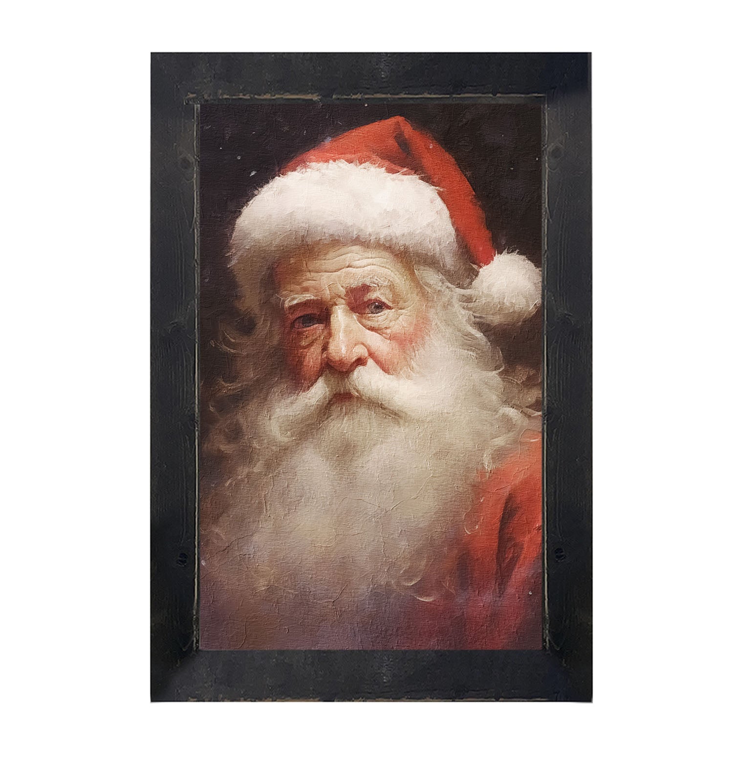 Santa portrait 6 - Framed Art