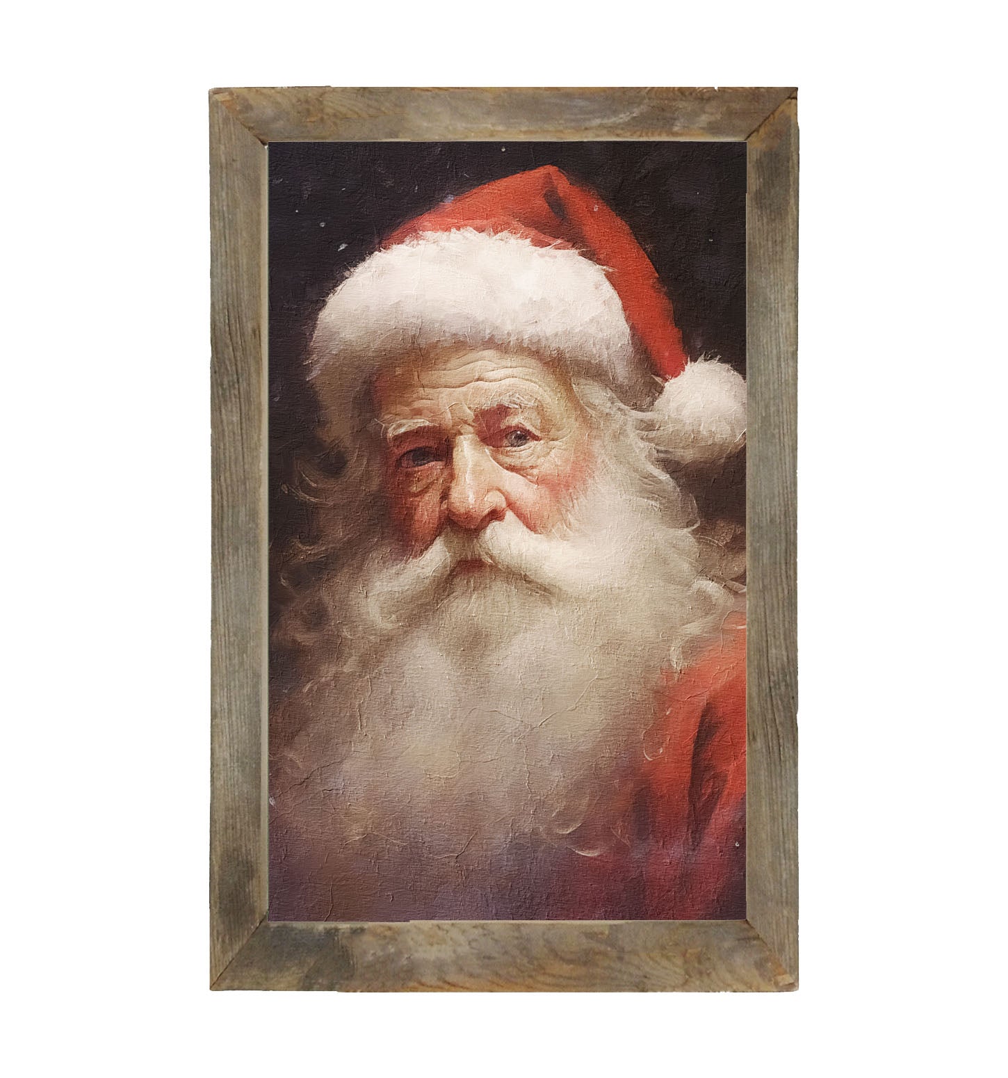 Santa portrait 6 - Framed Art