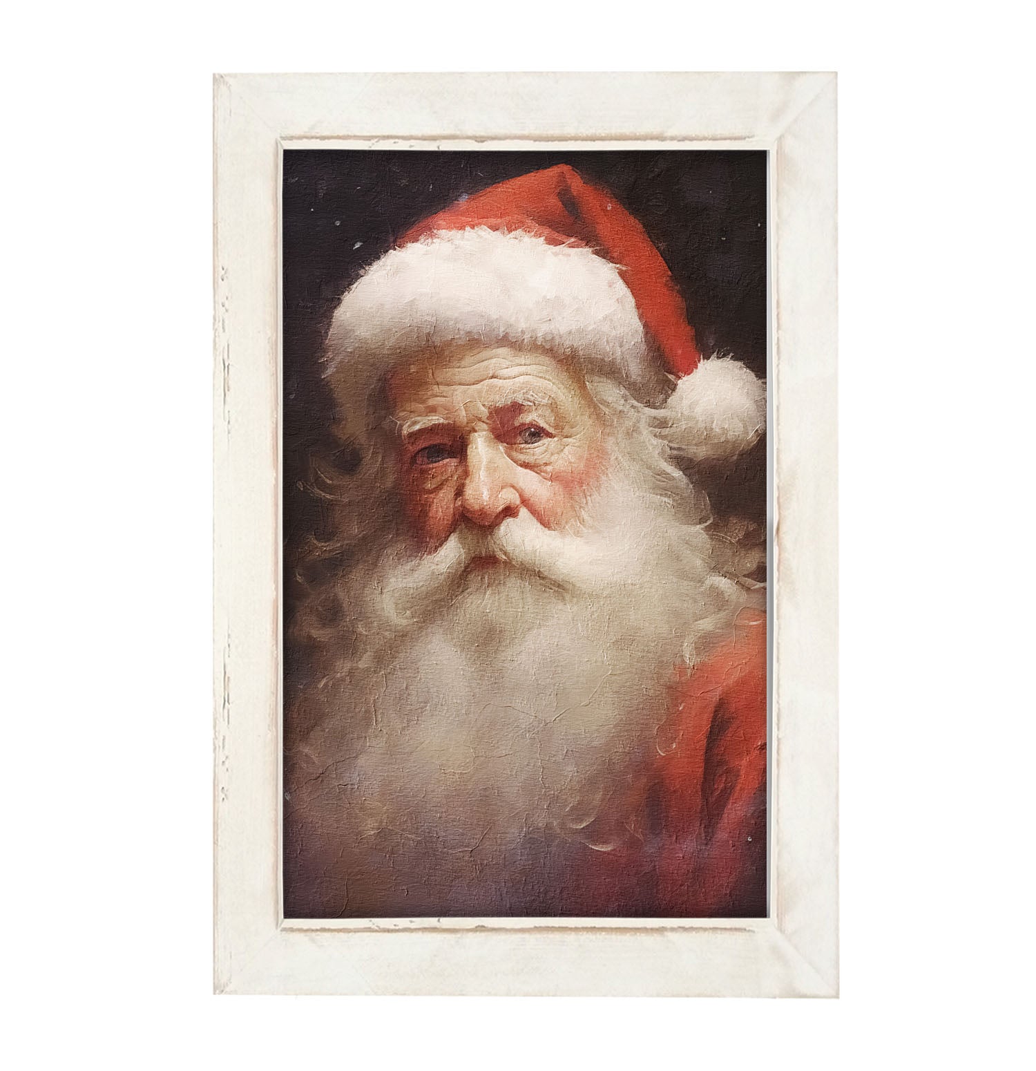 Santa portrait 6 - Framed Art