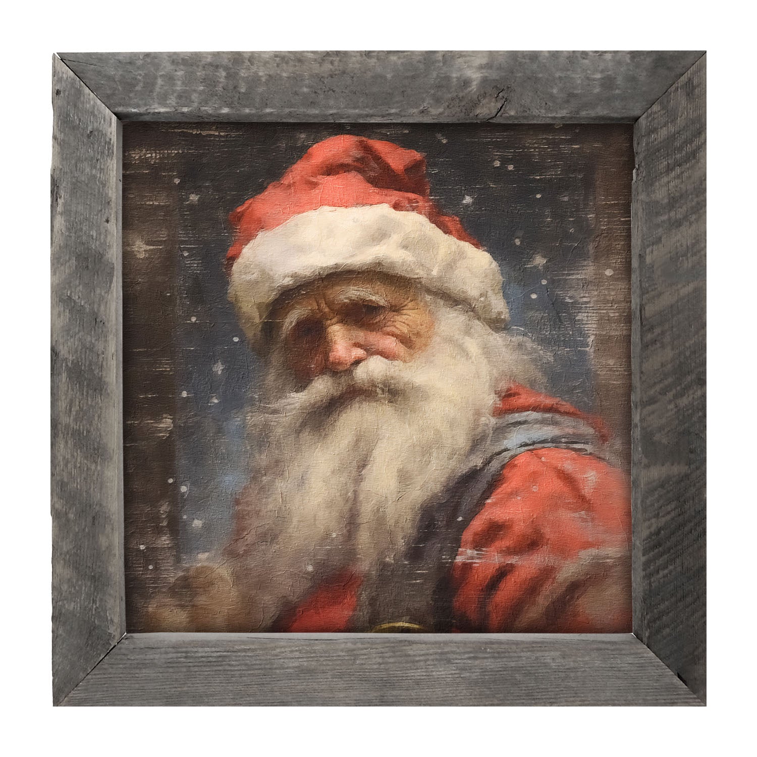 Santa portrait 12 - Framed Art