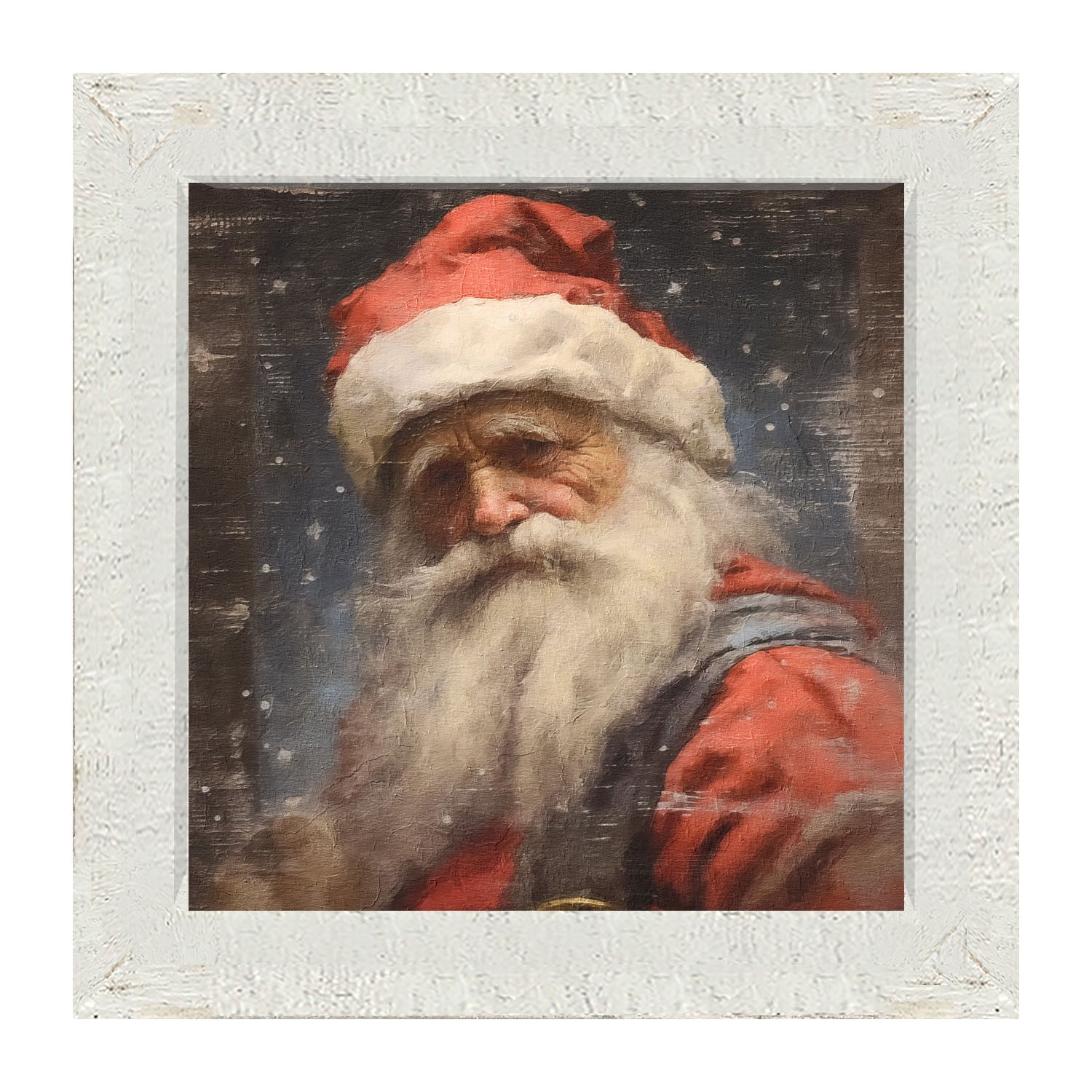 Santa portrait 12 - Framed Art