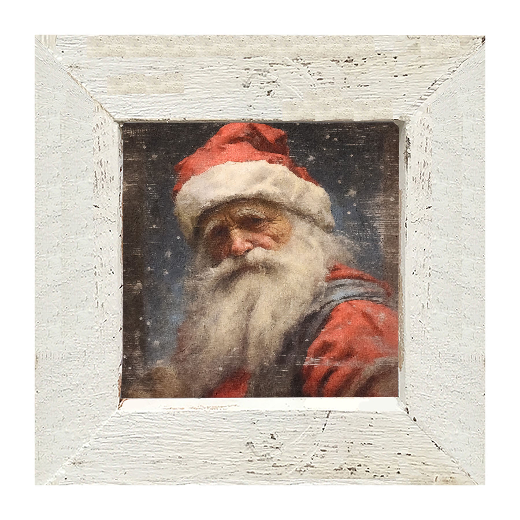 Santa portrait 12 - Framed Art