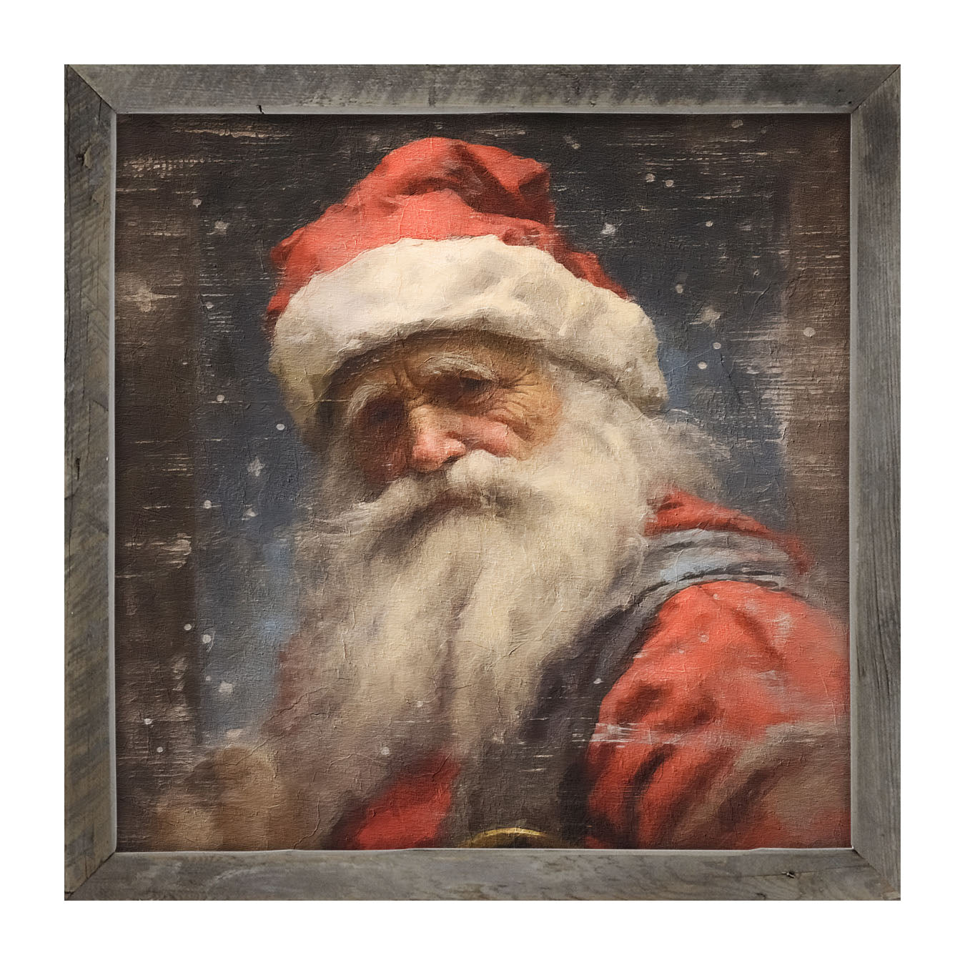 Santa portrait 12 - Framed Art