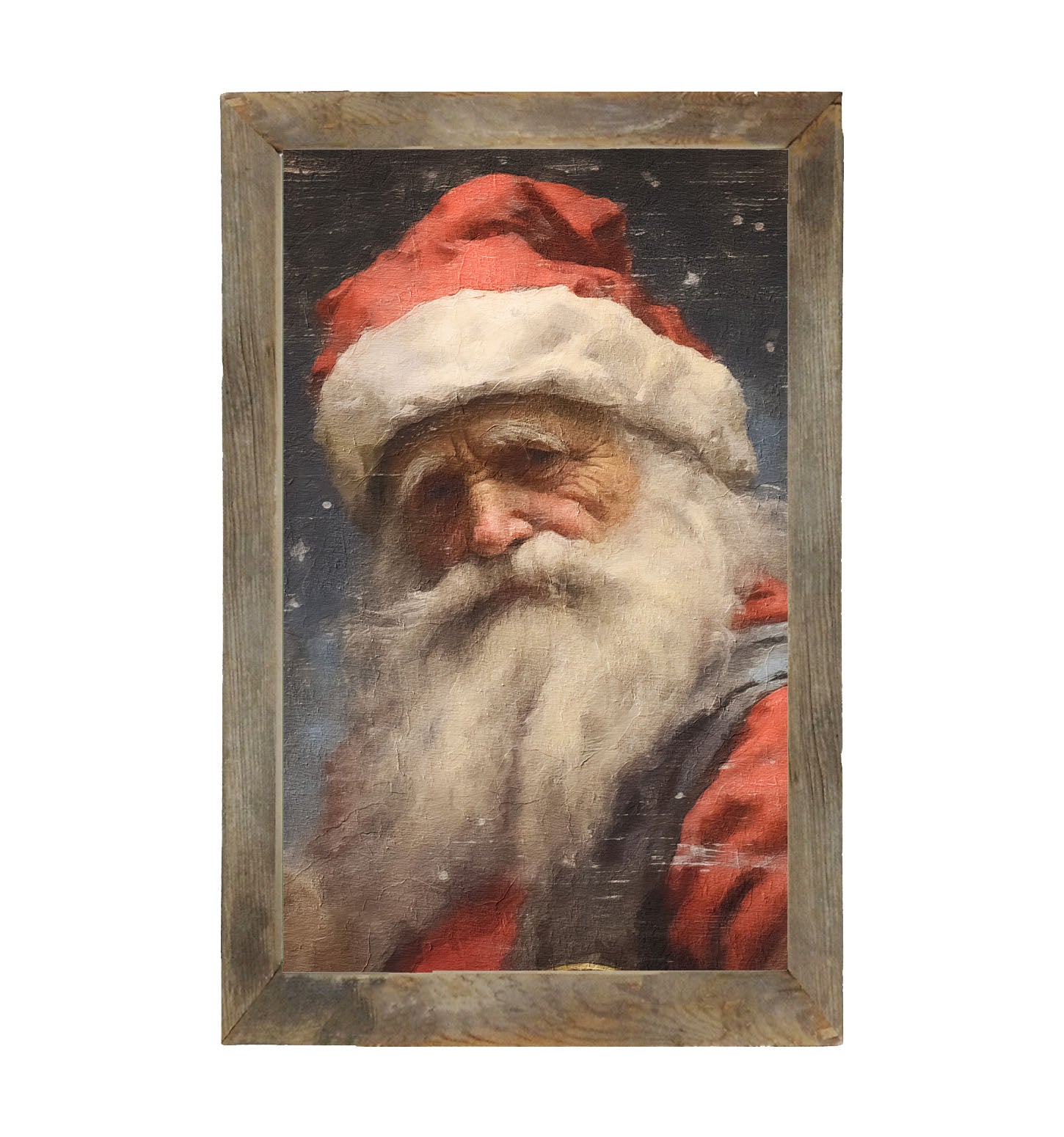 Santa portrait 12 - Framed Art
