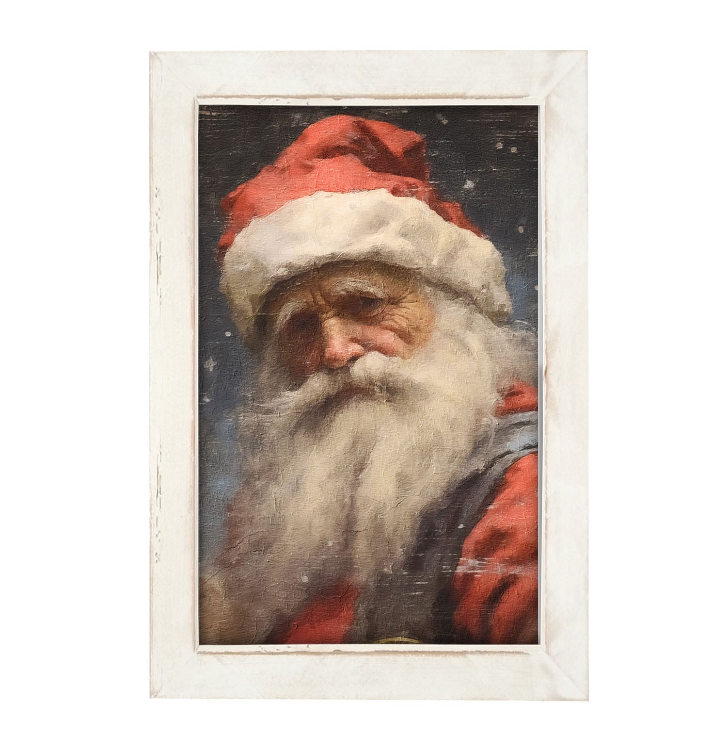 Santa portrait 12 - Framed Art