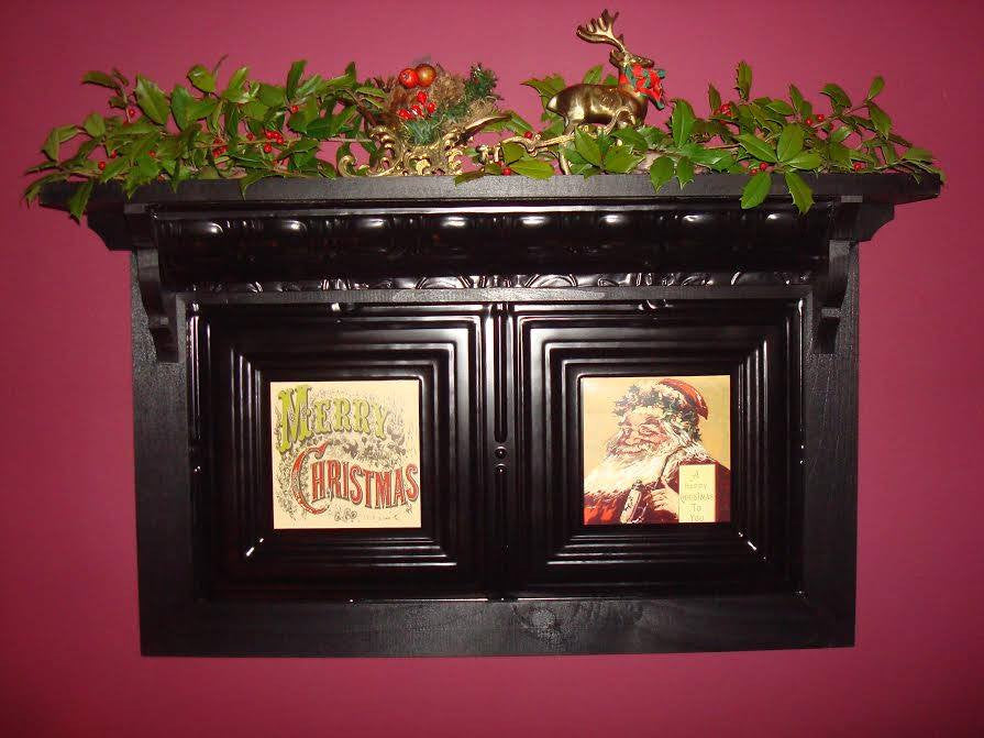 M-002 31" Horizontal Double Mantel Shelf
