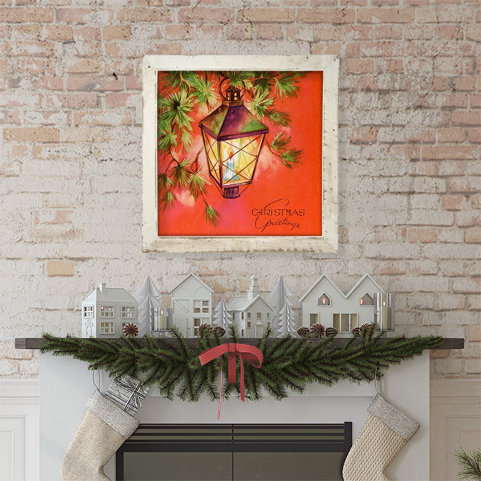 Christmas Greetings Lantern