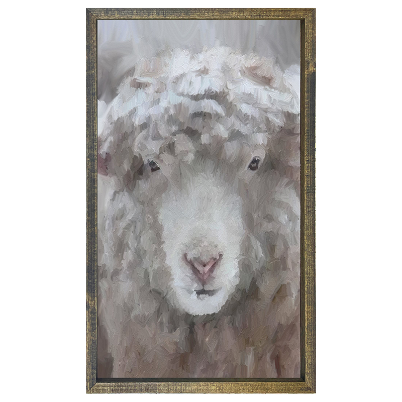 Winter Sheep Face