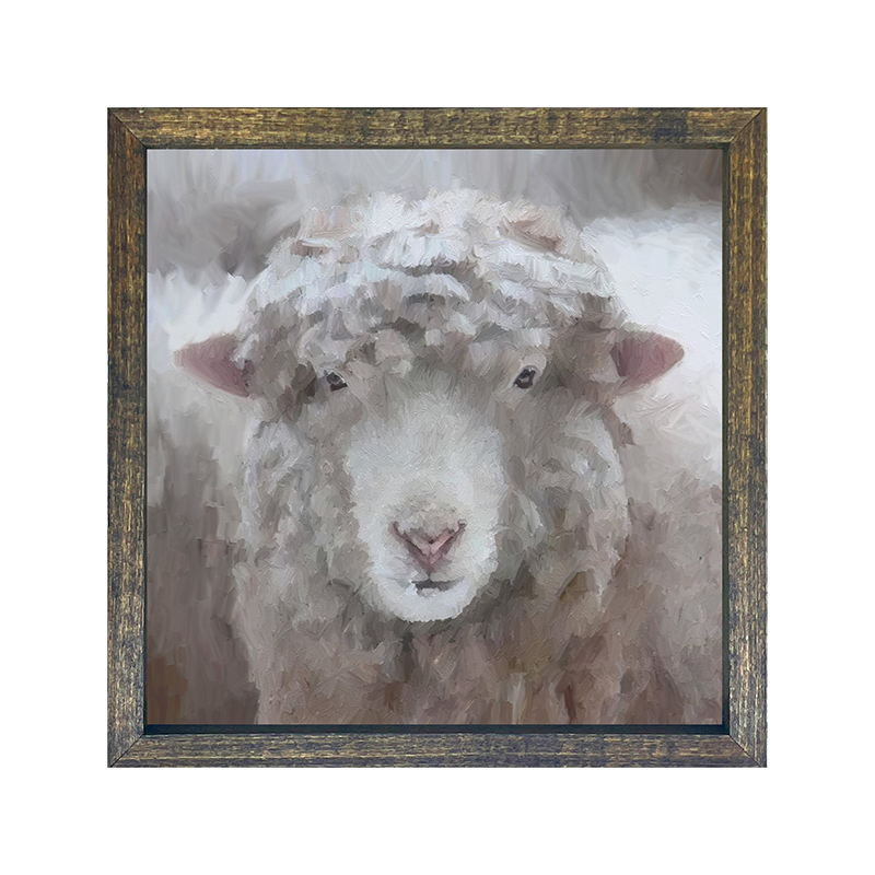 Winter Sheep Face