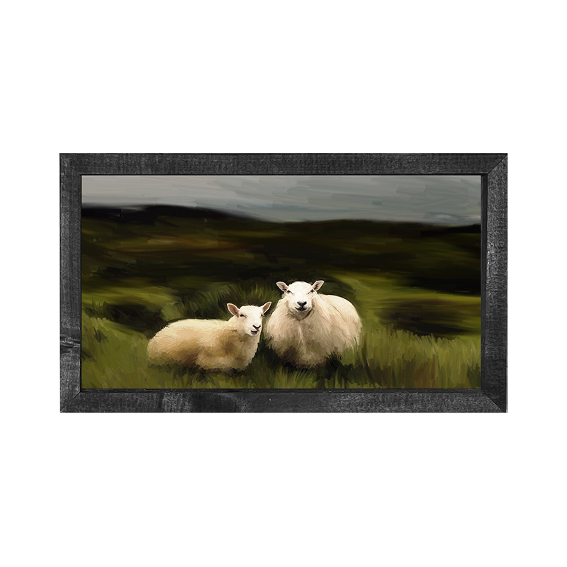 Two sheep pasture