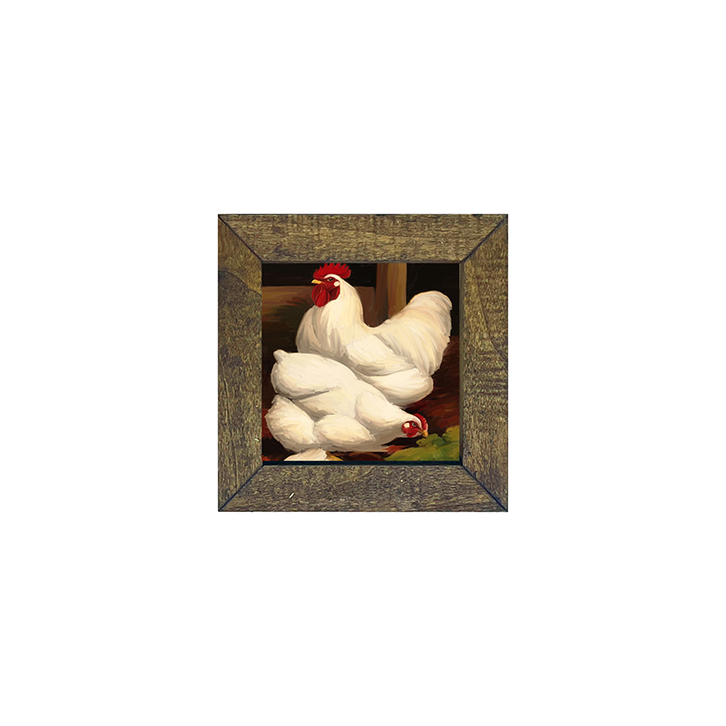 Rooster - white