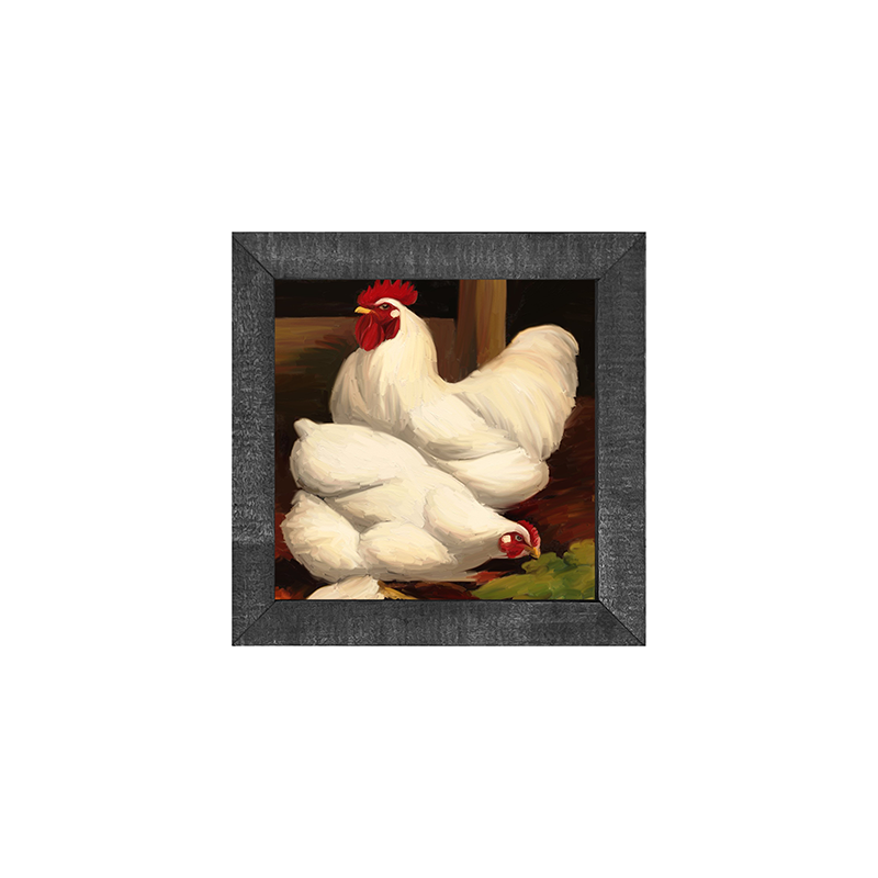 Rooster - white