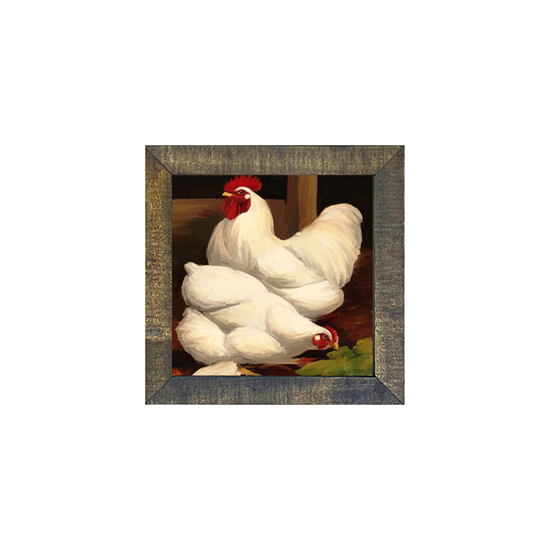 Rooster - white