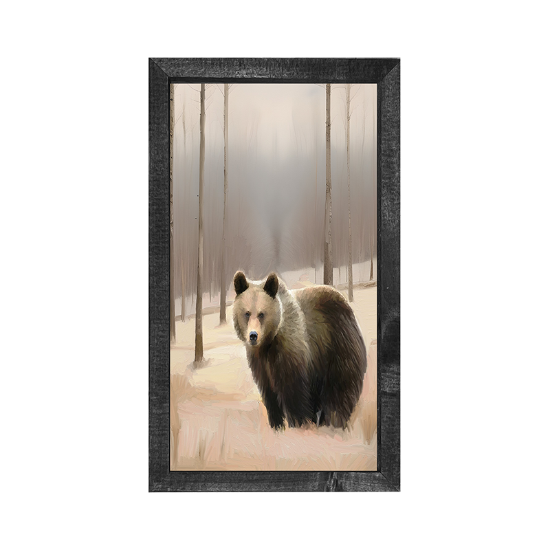 Brown Bear - Vertical Frame