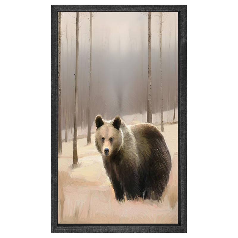 Brown Bear - Vertical Frame
