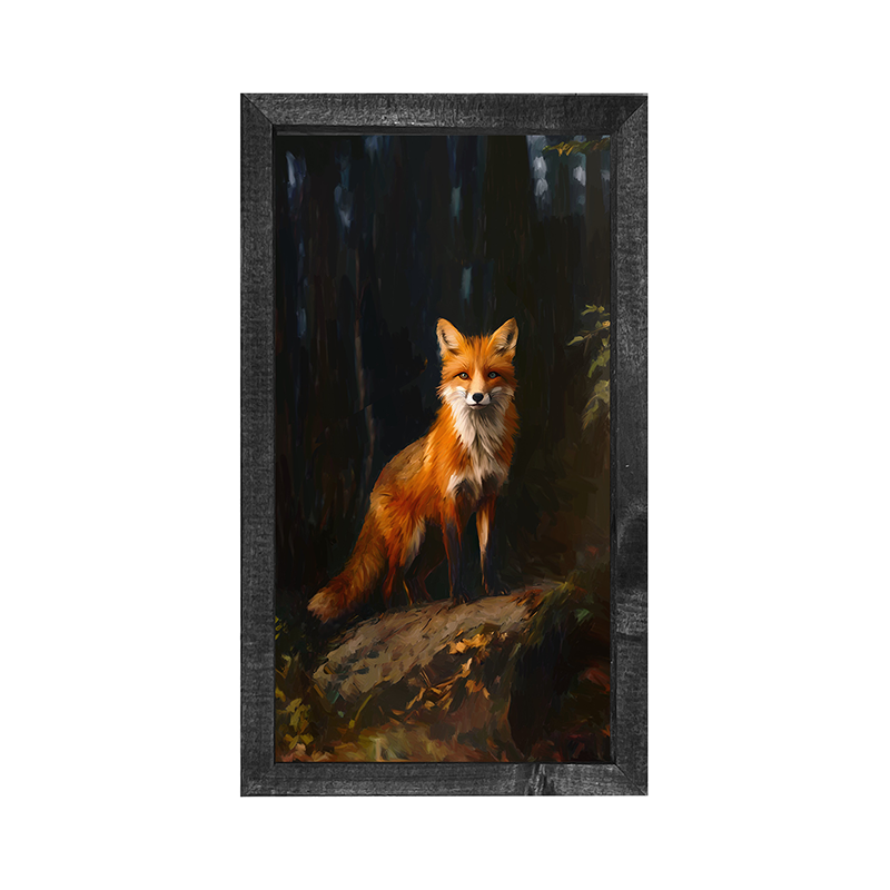 Forest Fox - Vertical Frame