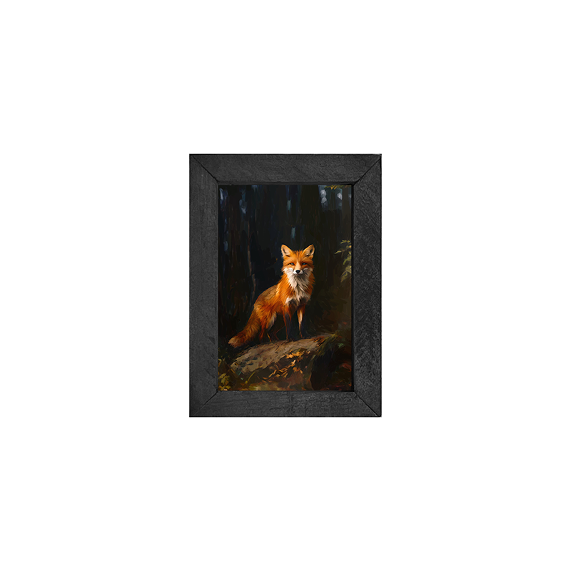 Forest Fox - Vertical Frame