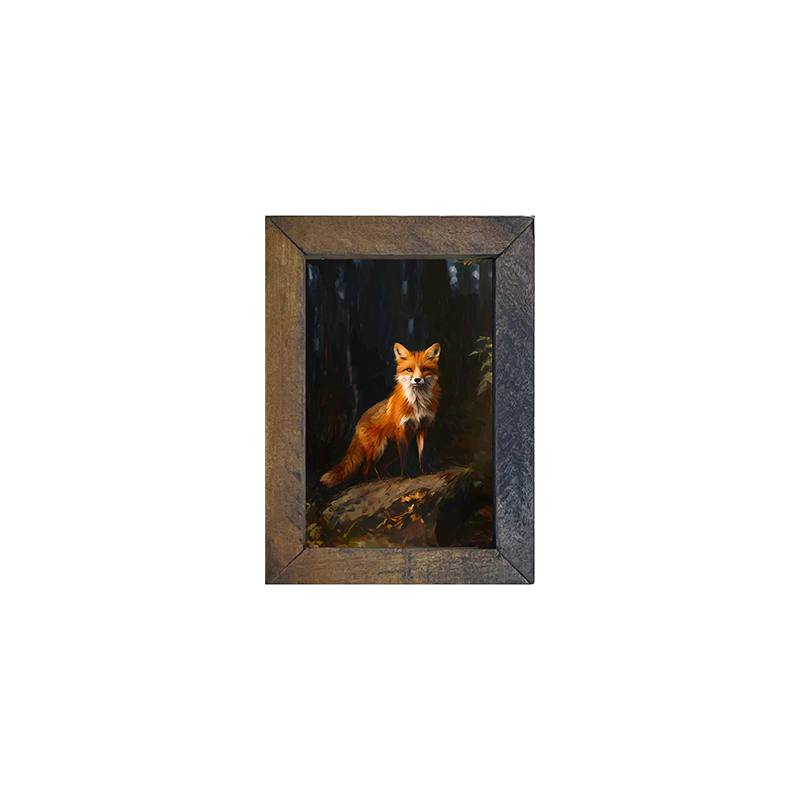 Forest Fox - Vertical Frame