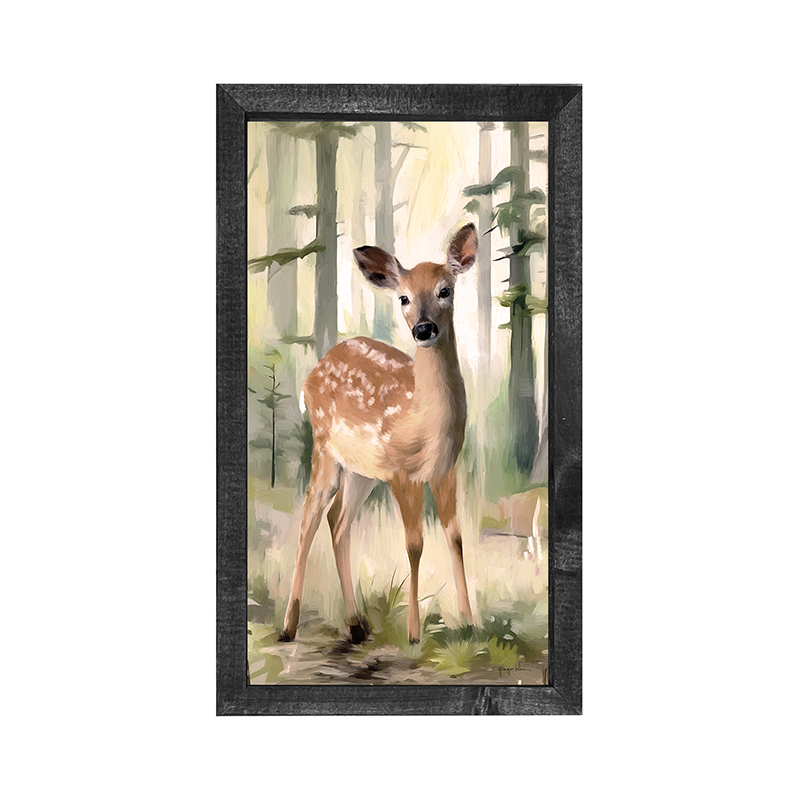 Forest Doe - Vertical Frame
