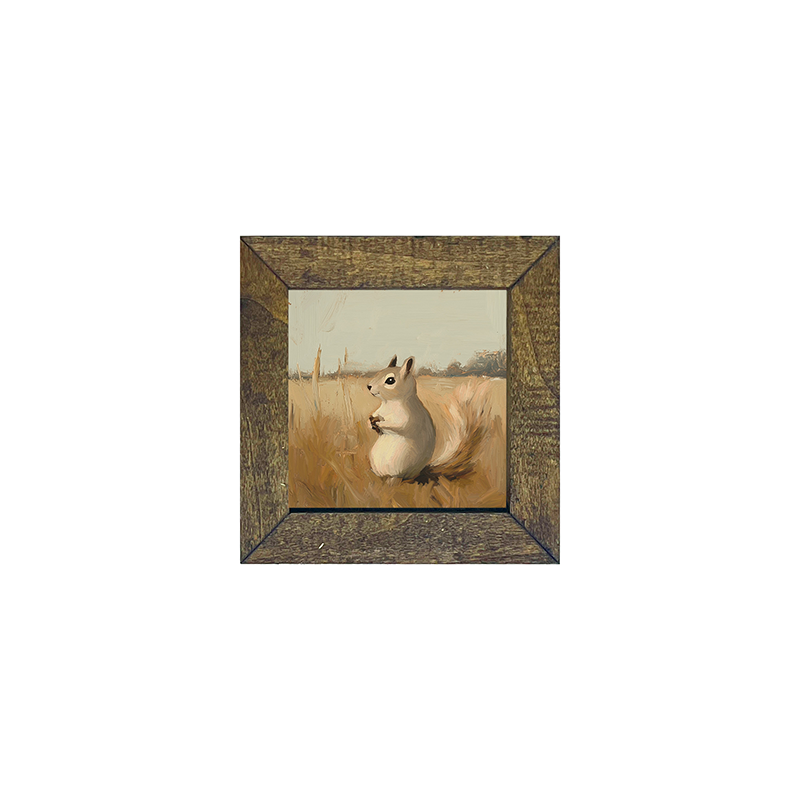 Squirrel in field