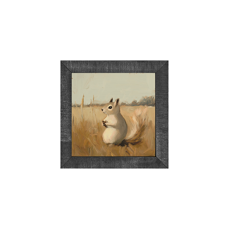Squirrel in field